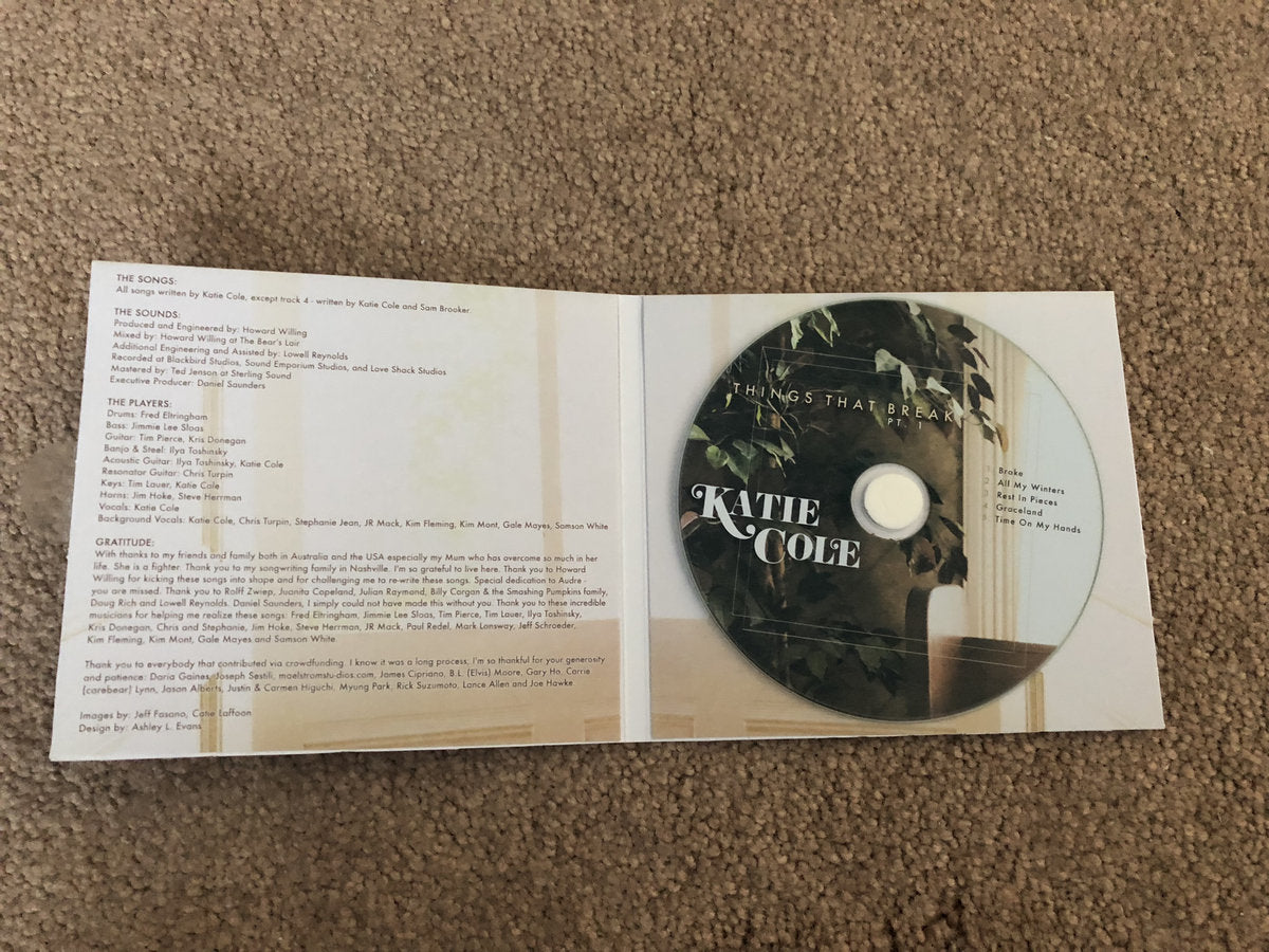 Things That Break Pt. 1 - CD